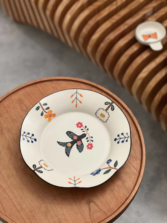 Flower Shape Tableware Popular Plate Ceramic Plates